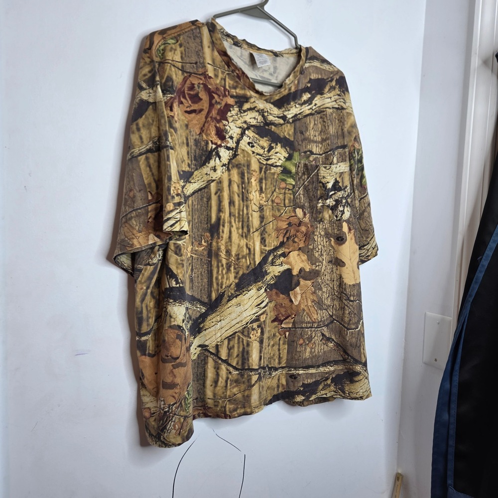 Liberty Mens XL Mossy Oak Break-Up Infinity Camo Pocket T-Shirt Cotton KRST10MO